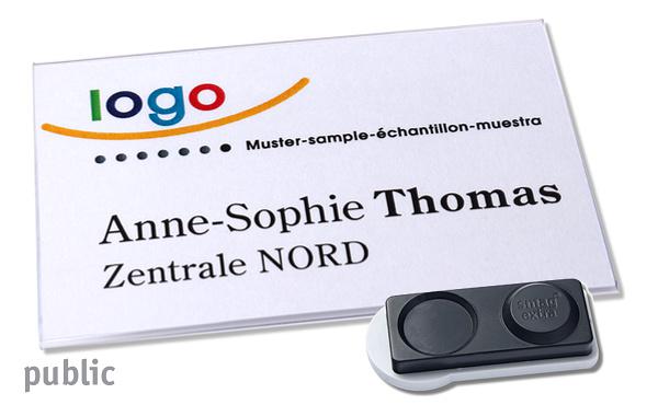 Namensschild public 60